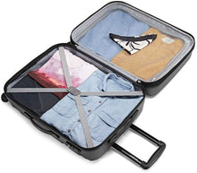 
                        
                          Load image into Gallery viewer, Samsonite Omni PC Hardside Expandable Luggage with Spinner Wheels, Black, Carry-On 20-Inch
                        
                      