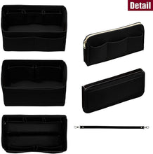 
                        
                          Load image into Gallery viewer, Purse Organizer Insert with Zipper Felt Bag Organizer Handbag Organizer Insert Bag In Bag Organizer
                        
                      