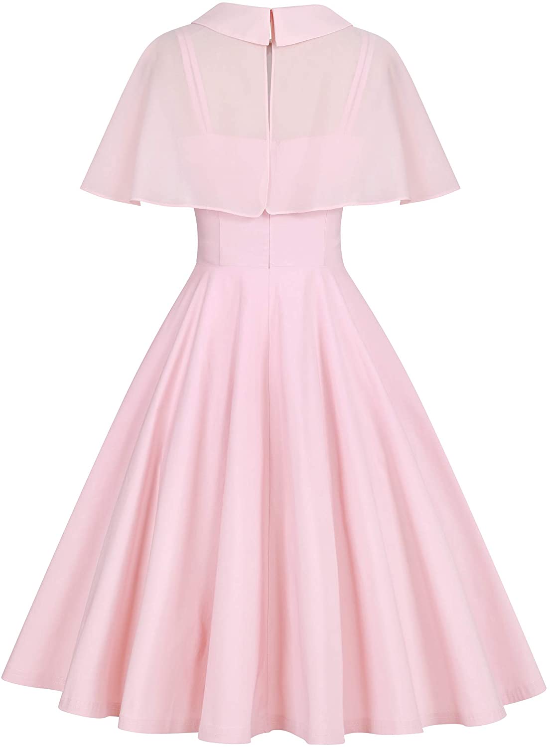 GownTown Women's 1950s Cloak Two-Piece Cocktail Dress