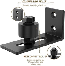 
                        
                          Load image into Gallery viewer, Homlux Heavy Duty Sliding Barn Door Floor Guide,Adjustable Roller,Wall Mount System,Flush Bottom Design,Floor and Door Panel Non-Damage(Floor Guide-3)
                        
                      