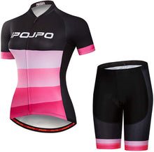 
                        
                          Muat gambar ke penampil Galeri, Women's Cycling Clothing Short Sleeve Bike Jersey Sets Bib Shorts Summer Cycling Sets Reflective
                        
                      