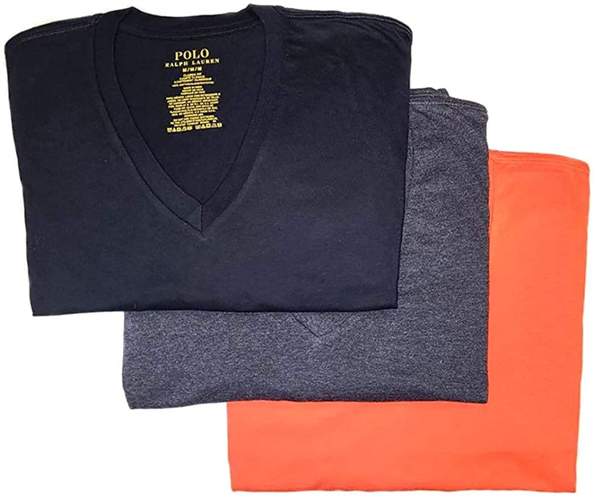 Polo Ralph Lauren Men's Classic Fit w/Wicking 3-Pack V-Necks