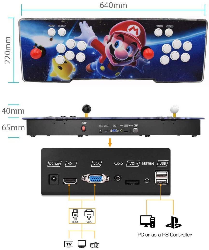 HAAMIIQII Pandora Treasure 9s Arcade Game Console - JOY2ESpree