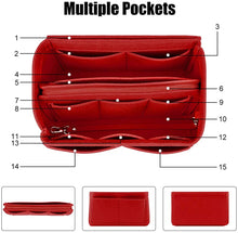 
                        
                          將圖片載入圖庫檢視器 JessLab Felt Purse Organizer Insert with 14 Pockets and Detachable Zip Pouch
                        
                      