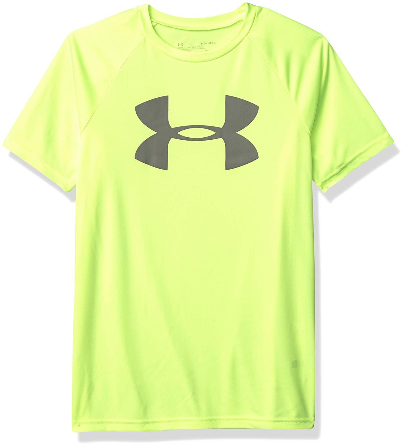 Under Armour Boys' Tech Big Logo Short Sleeve Gym T-Shirt