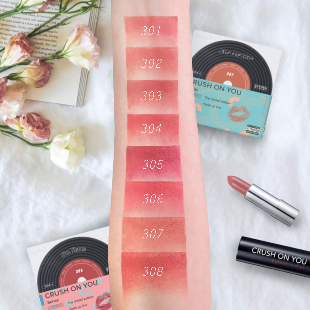 Semi Matte Vegan Lipstick with Creamy Satin Finish, Burnt Sienna