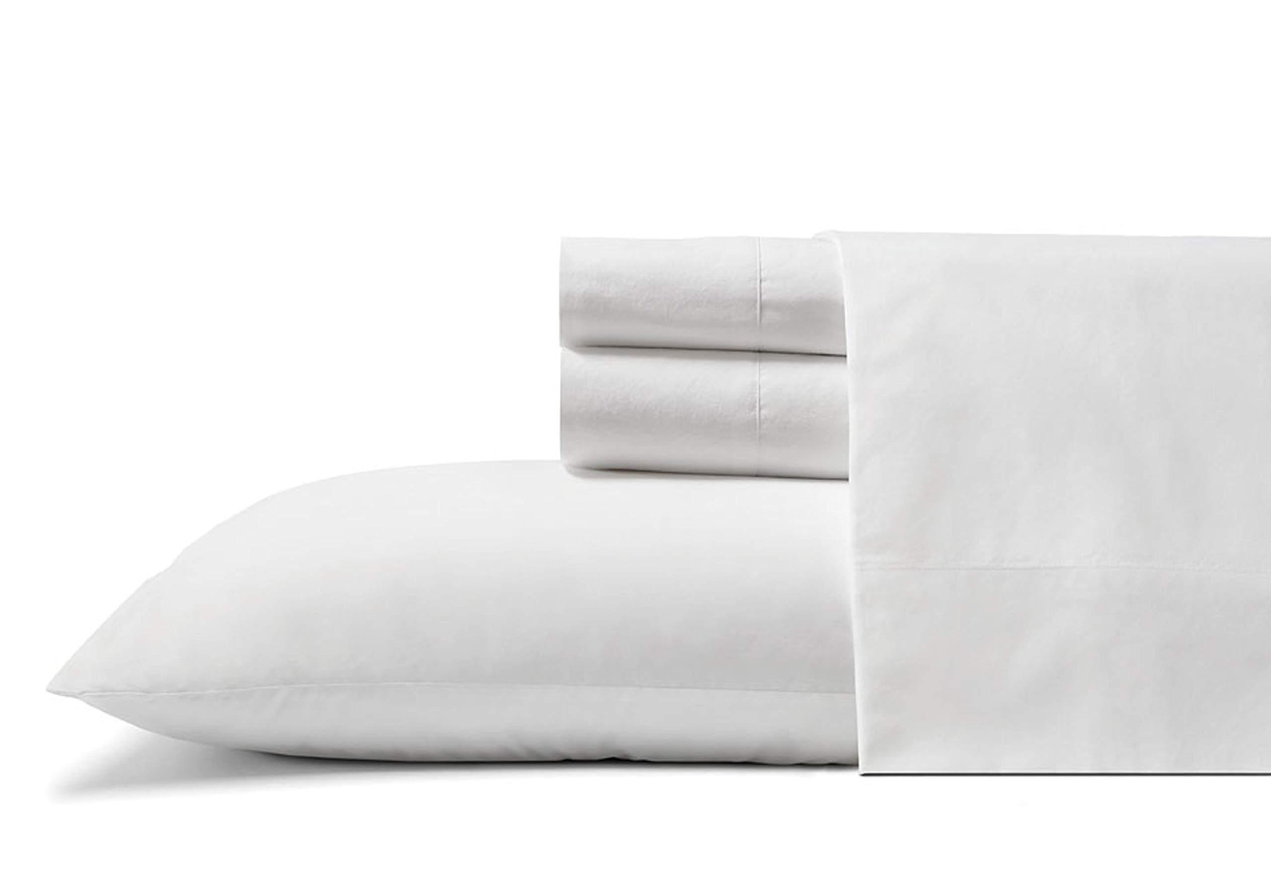 Tommy Bahama Solid Stonewashed Split Sheet Set, King, White