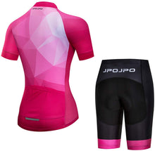 
                        
                          Muat gambar ke penampil Galeri, Women's Cycling Clothing Short Sleeve Bike Jersey Sets Bib Shorts Summer Cycling Sets Reflective
                        
                      
