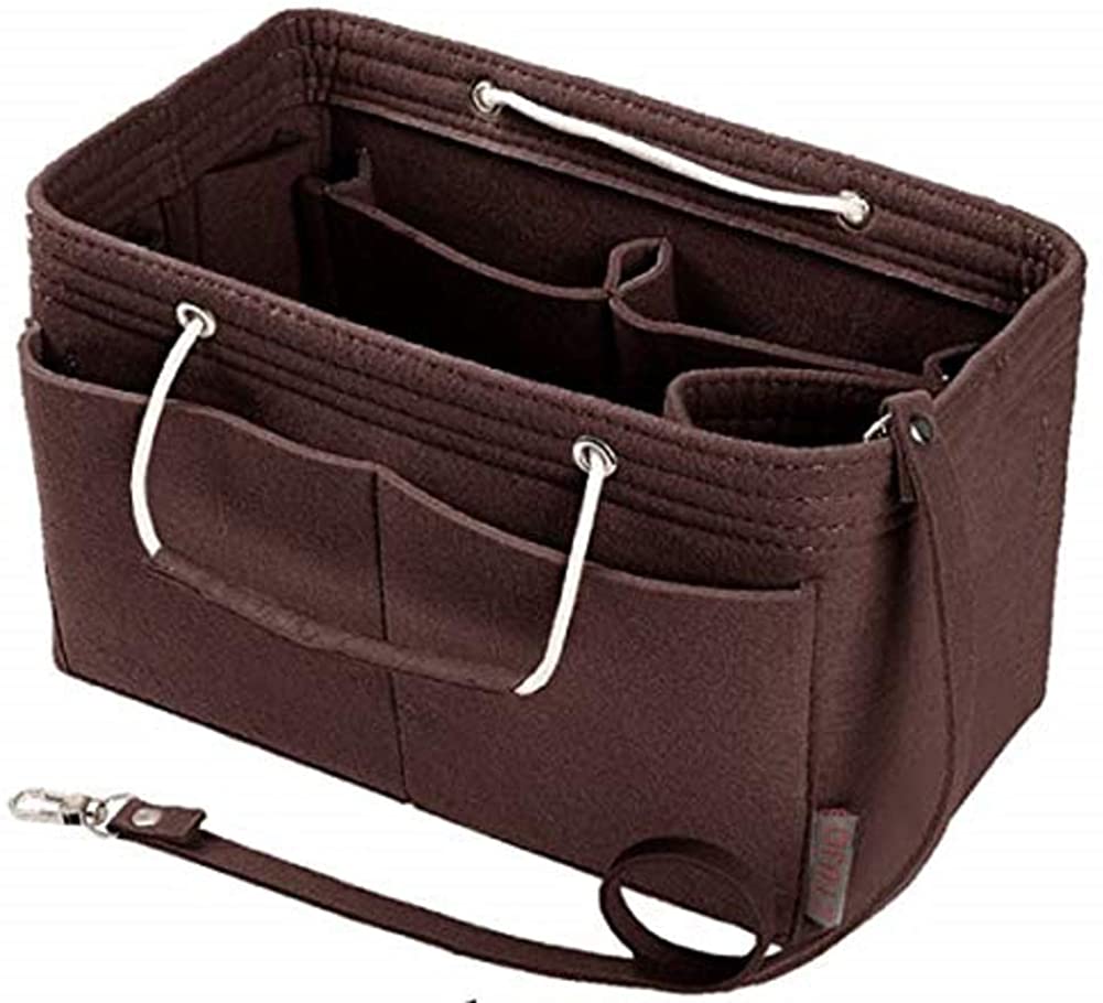 Purse Organizer, Multi-Pocket Felt Handbag Organizer, Purse Organizer Insert with Handles, Medium, Large, X-Large