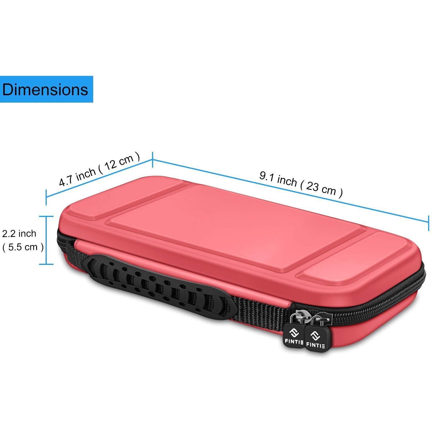 Fintie Carry Case for Nintendo Switch Lite 2019 - [Shockproof] Hard Shell Protective Cover Bag with 15 Game Card/2 Micro SD Card Slots - JOY2ESpree