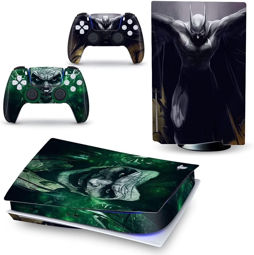 Mmoptop PS5 Skin Venom for Playstation 5 Disc Edition with Console and Dualsense Controller Full Set - JOY2ESpree