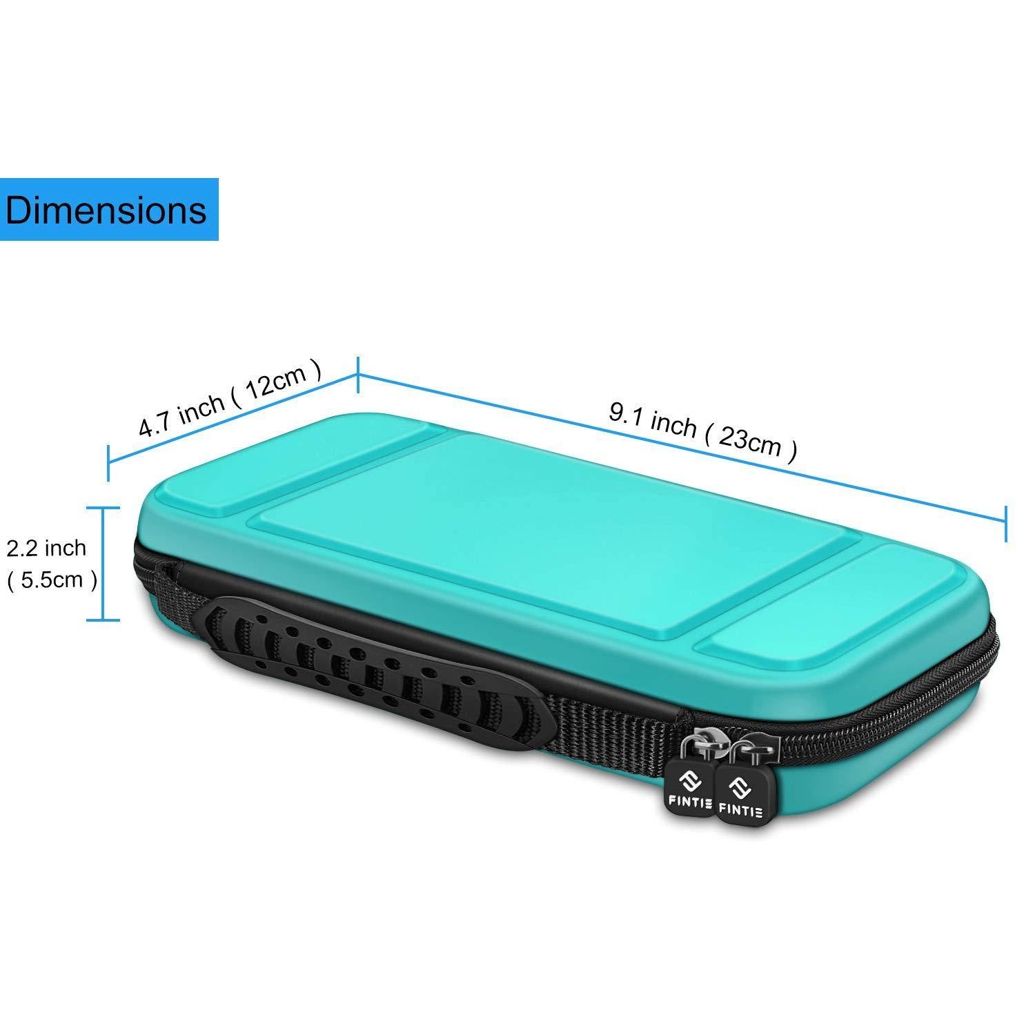 Fintie Carry Case for Nintendo Switch Lite 2019 - [Shockproof] Hard Shell Protective Cover Bag with 15 Game Card/2 Micro SD Card Slots - JOY2ESpree