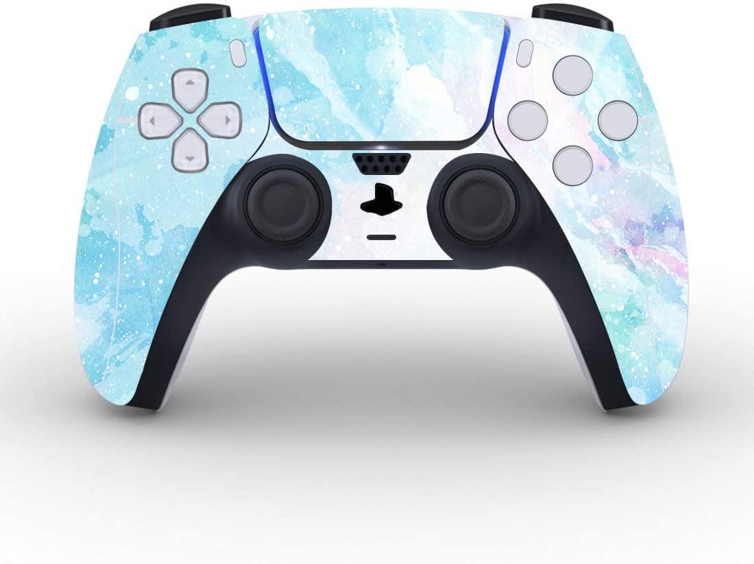PlayVital Blue Nebula Full Set Skin Decal for PS5 Console Digital Edition - JOY2ESpree