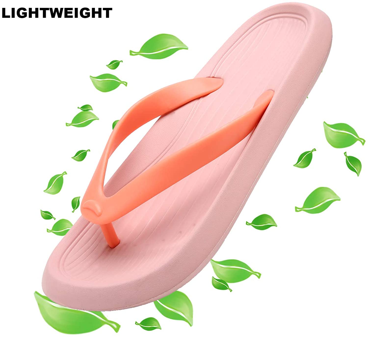 ChayChax Men’s Women’s Flip Flops Lightweight Thong Sandals Summer Beach Pool Shower Slippers