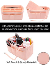 
                        
                          Muat gambar ke penampil Galeri, Felt Fabric Purse Tote Diaper Bag Organizer Insert Bag in Bag with Zipper Inner Pocket For Neverfull Speedy
                        
                      