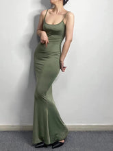 
                        
                          Muat gambar ke penampil Galeri, AnotherChill Women's Casual Lounge Slip Long Dress Sexy Sleeveless Backless Bodycon Maxi Dresses 2022 Spring Slim Elegant
                        
                      