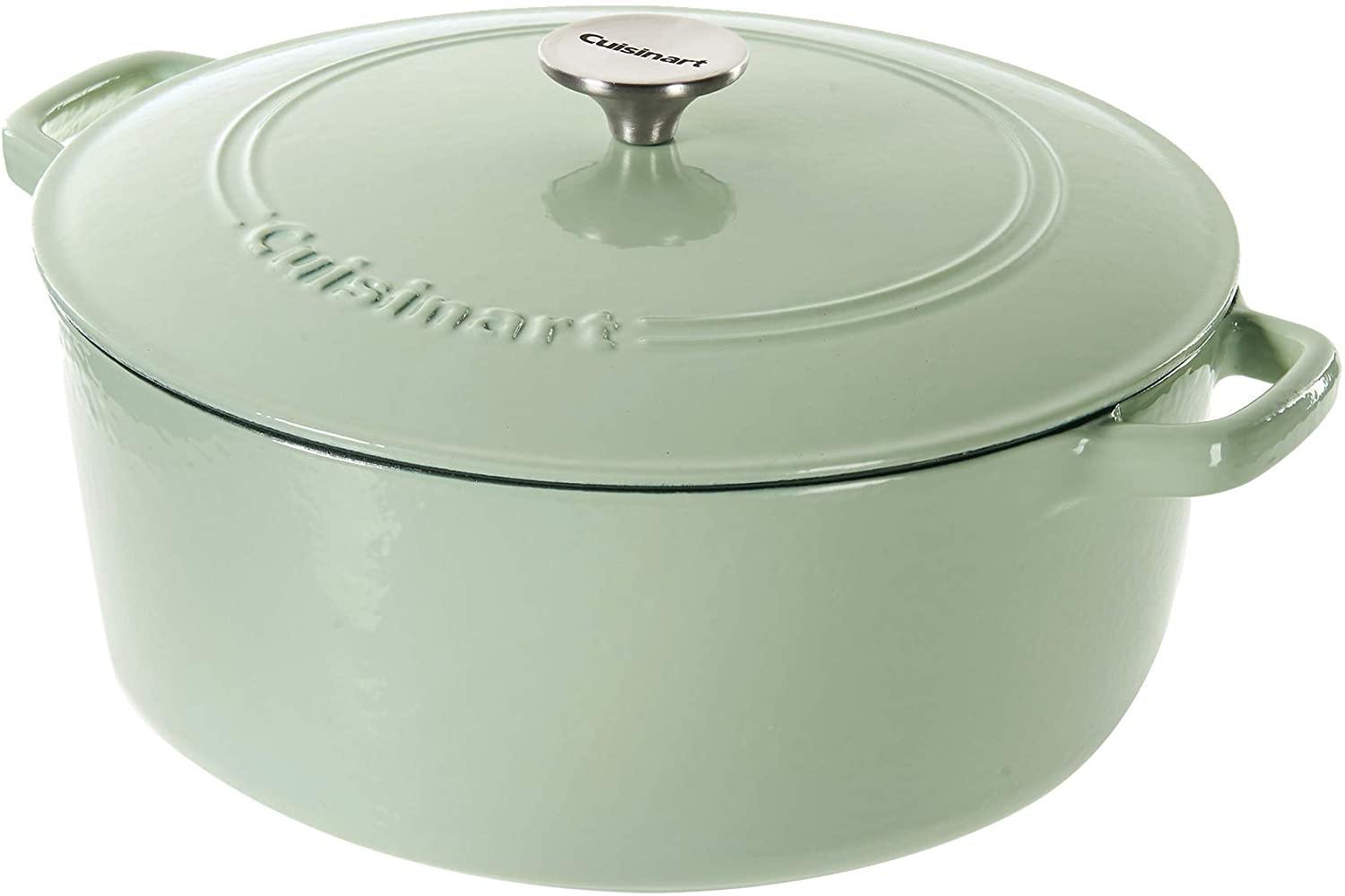 Cuisinart Cast Iron Casserole, Terracotta Orange, 7-Quart - JOY2ESpree