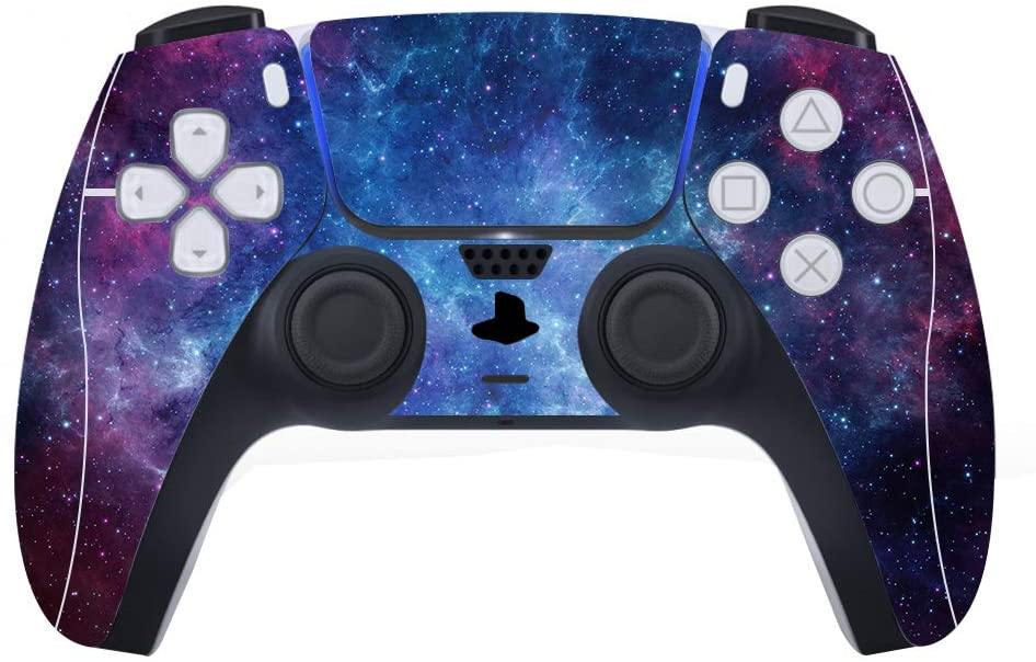 PlayVital Blue Nebula Full Set Skin Decal for PS5 Console Digital Edition - JOY2ESpree