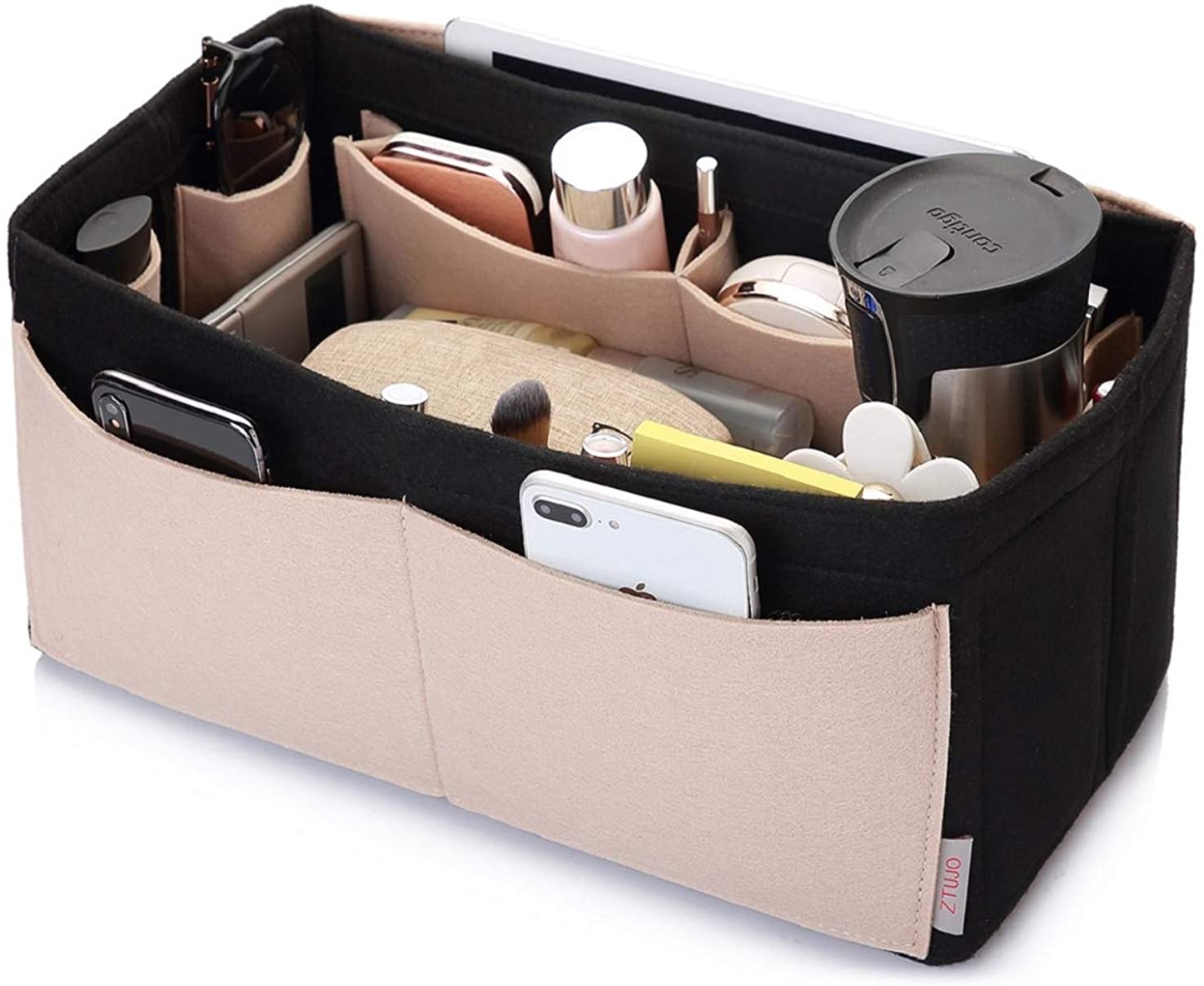 Felt Purse Organizer, Bag in Bag Organizer For Tote & Handbag Speedy Neverfull, Medium Large Extra Large