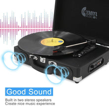 
                        
                          將圖片載入圖庫檢視器 Retro Record Player for 33/45/78 RPM Vinyl Records,Bluetooth Belt-Drive Turntable - JOY2ESpree
                        
                      