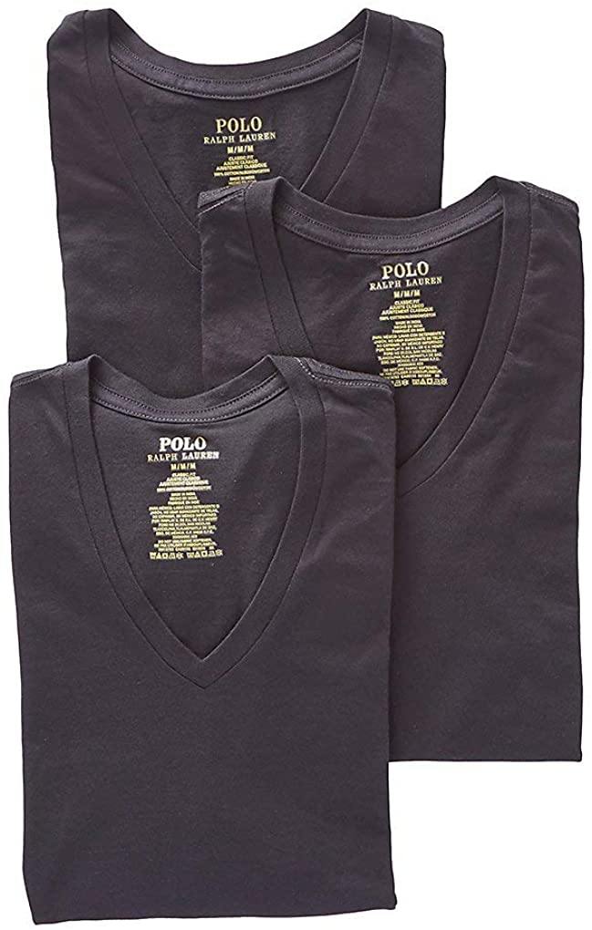Polo Ralph Lauren Men's Classic Fit w/Wicking 3-Pack V-Necks