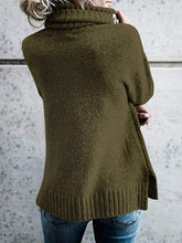 
                        
                          Muat gambar ke penampil Galeri, FISACE Womens Solid Round Neck Oversized Turtleneck Full Sleeve Knitted Sweater Pullover
                        
                      