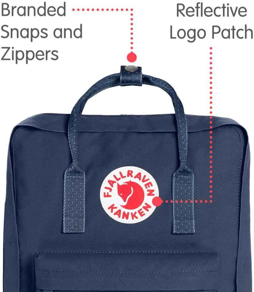 Fjallraven, Kanken Classic Backpack for Everyday, Ox Red