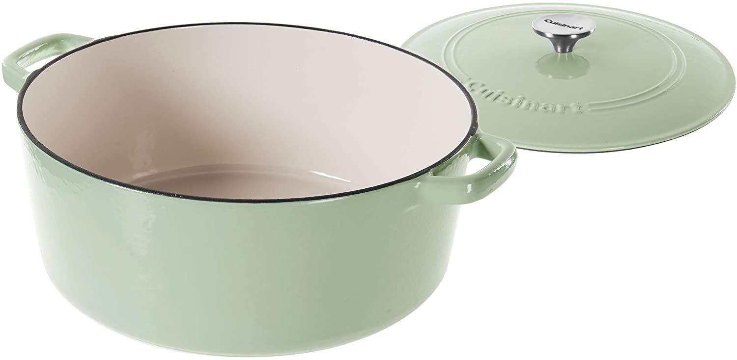 Cuisinart Cast Iron Casserole, Terracotta Orange, 7-Quart - JOY2ESpree