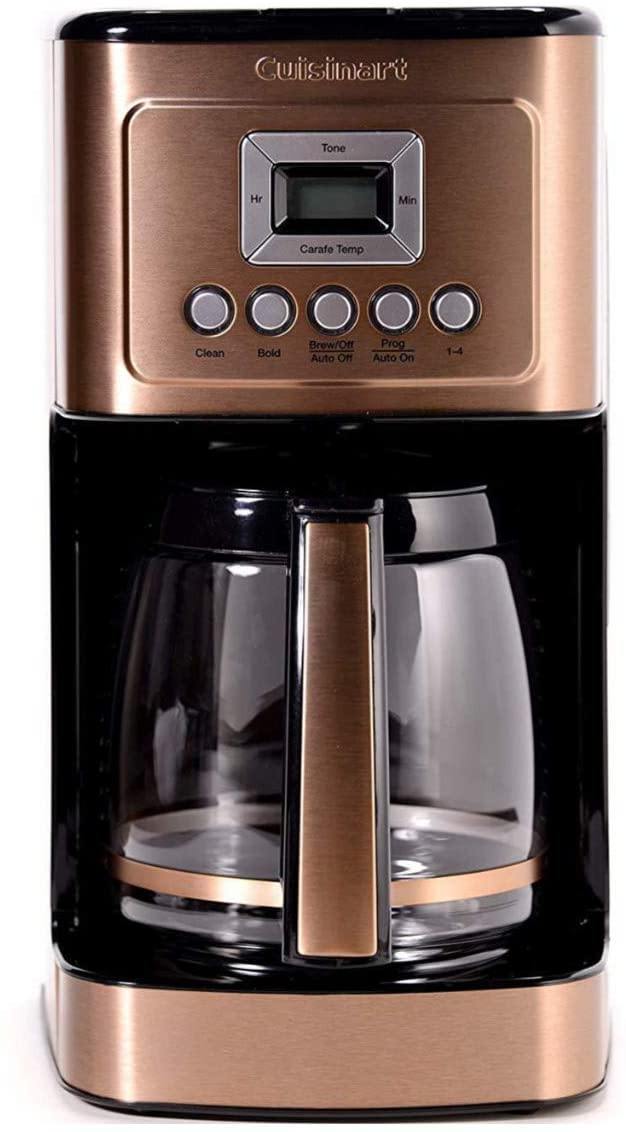 Cuisinart DCC-3200W Perfectemp Coffee Maker, 14 Cup Progammable Coffeemaker with Glass Carafe, White - JOY2ESpree