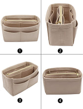 
                        
                          Cargar imagen en el visor de la galería, Felt Purse Bag Organizer Insert with zipper Bag Tote Shaper Fit Speedy Neverfull MM GM
                        
                      
