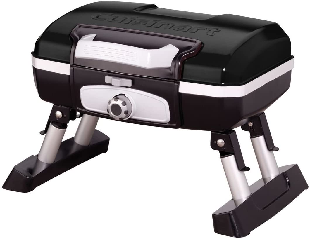 Cuisinart CGG-180T Petit Gourmet Portable Tabletop Propane Gas Grill, Red - JOY2ESpree
