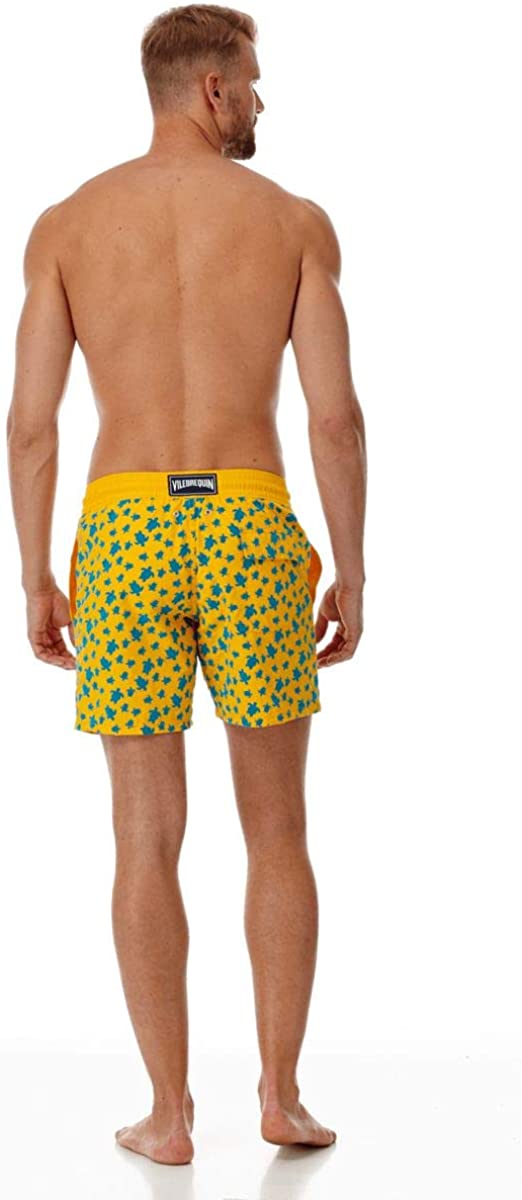 Vilebrequin Men's Moorea Micro Turtles Swim Trunk