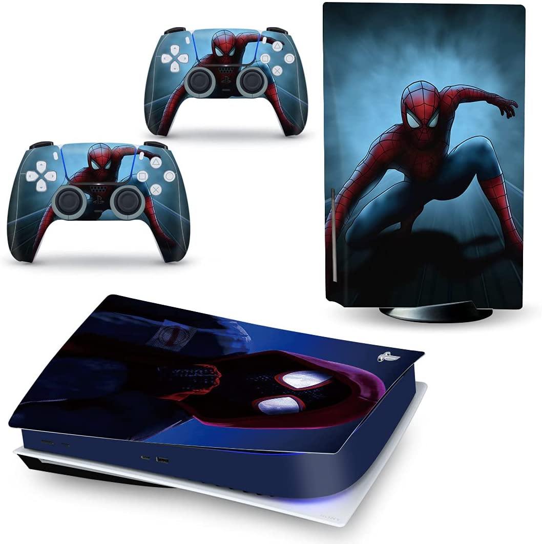 Mmoptop PS5 Skin Venom for Playstation 5 Disc Edition with Console and Dualsense Controller Full Set - JOY2ESpree