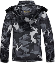 
                        
                          Load image into Gallery viewer, MOERDENG Men's Waterproof Ski Jacket Warm Winter Snow Coat Mountain Windbreaker Hooded Raincoat Snowboarding Jackets
                        
                      