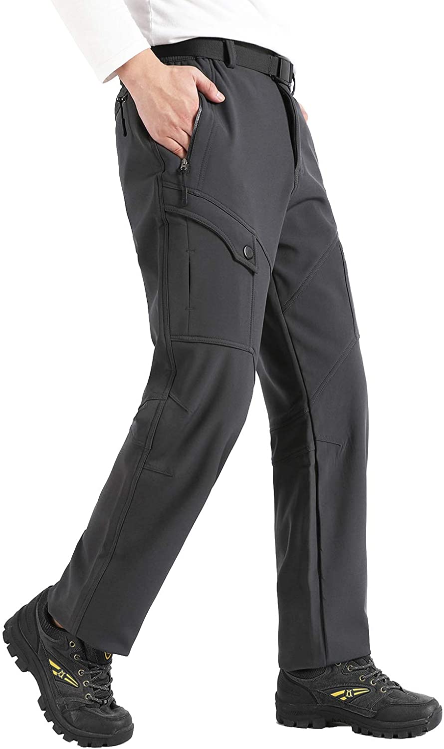 Singbring Men's Outdoor Windproof Waterproof Hiking Ski Snow Pants