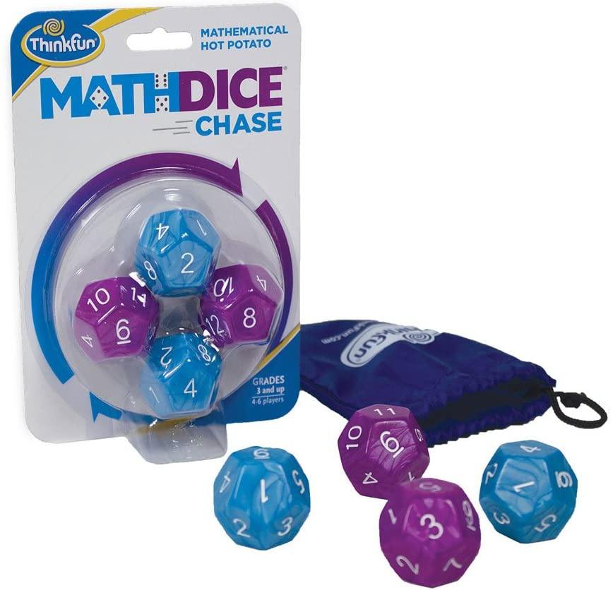 Think Fun Math Dice Junior Game for Boys and Girls Age 6 and Up - Teachers Favorite and Toy of the Year Nominee - JOY2ESpree
