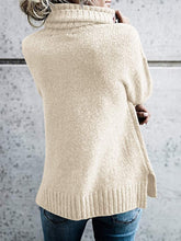 
                        
                          Muat gambar ke penampil Galeri, FISACE Womens Solid Round Neck Oversized Turtleneck Full Sleeve Knitted Sweater Pullover
                        
                      
