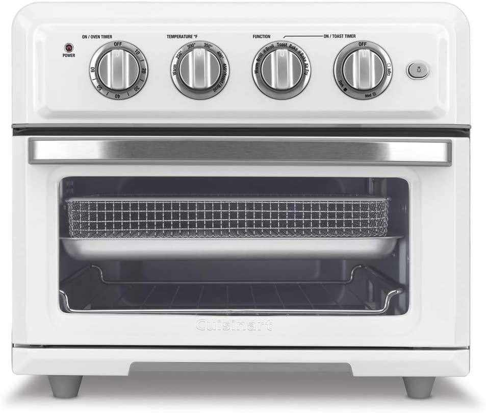 Cuisinart TOA-60 Convection Toaster Oven Air Fryer with Light, Silver w/ 1 Year Extended Warranty - JOY2ESpree
