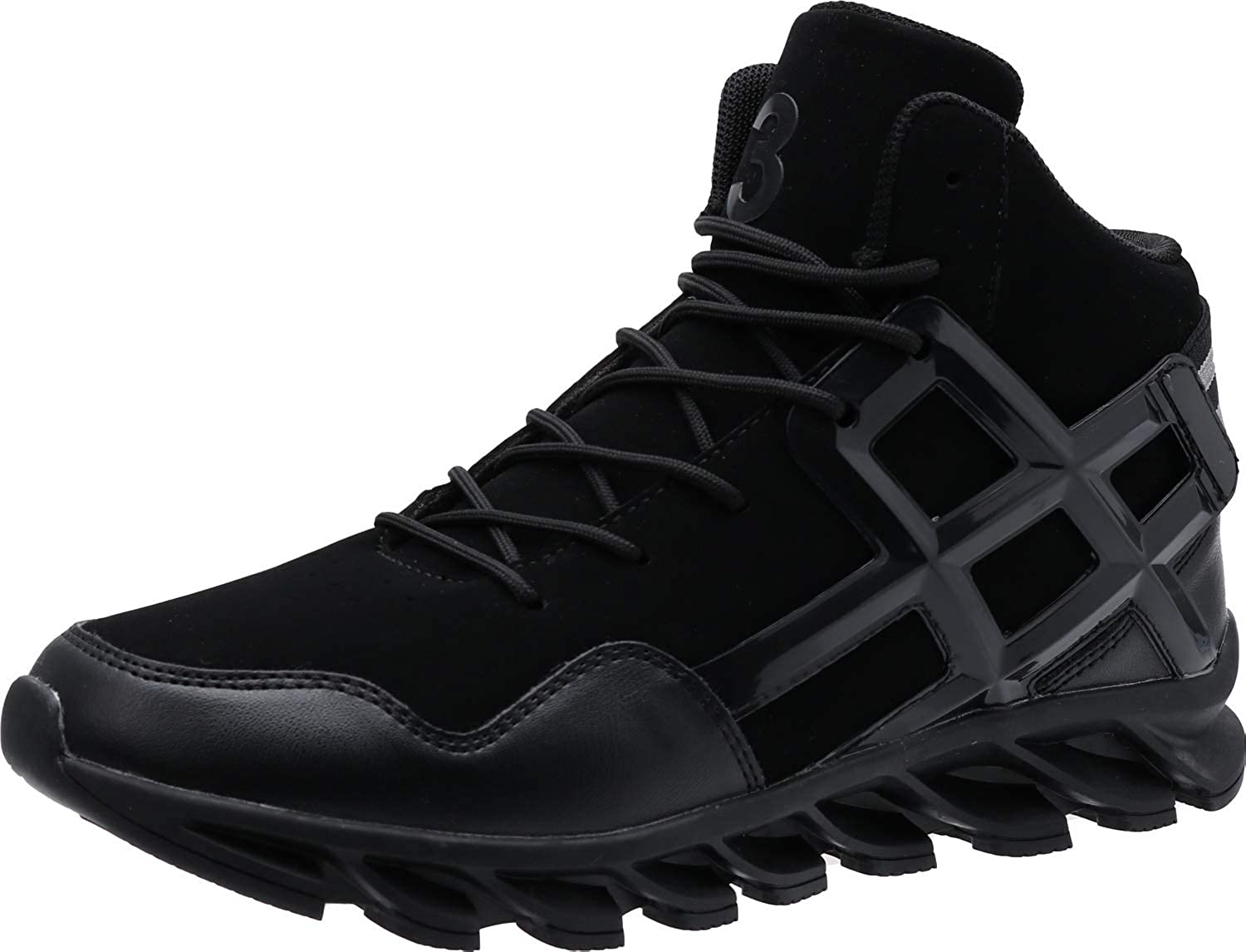 JOOMRA Men's Stylish Sneakers High Top Athletic-Inspired Shoes