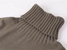 
                        
                          Muat gambar ke penampil Galeri, FISACE Womens Solid Round Neck Oversized Turtleneck Full Sleeve Knitted Sweater Pullover
                        
                      