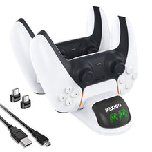 
                        
                          Cargar imagen en el visor de la galería, NexiGo Dobe PS5 Controller Charger, Upgraded Playstation 5 Charging Station Dock with LED Indicator - JOY2ESpree
                        
                      