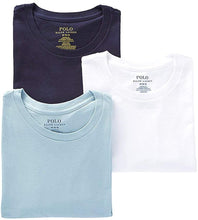 
                        
                          Load image into Gallery viewer, Polo Ralph Lauren Men's Classic Crew Neck Undershirts 3-Pack
                        
                      