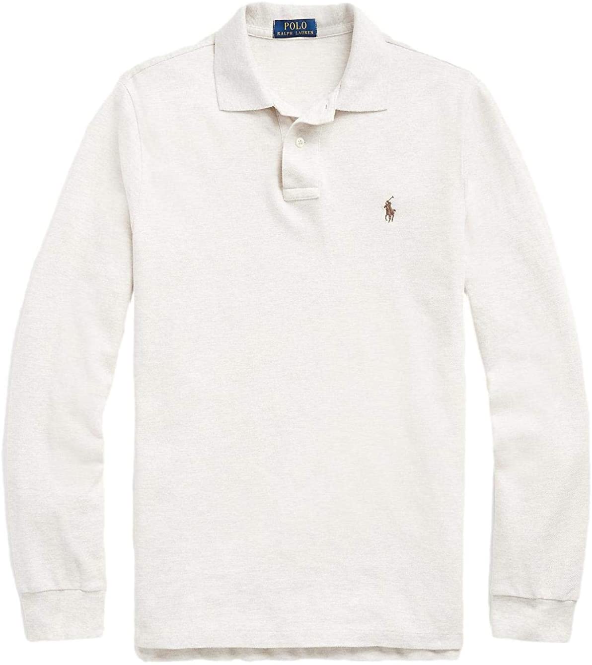 POLO RALPH LAUREN Men's Long Sleeve Mesh Polo Shirt