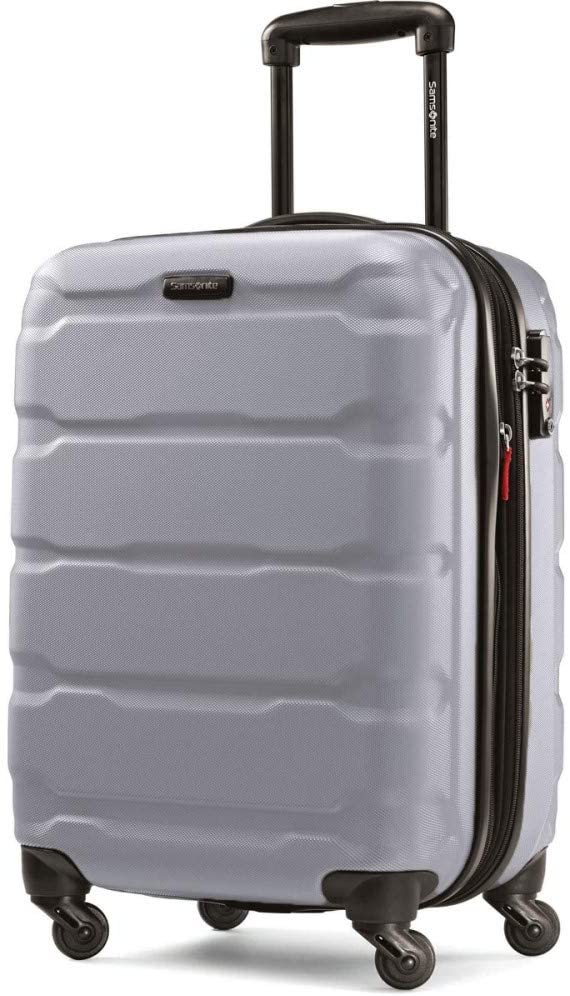 Samsonite Omni PC Hardside Expandable Luggage with Spinner Wheels, Black, Carry-On 20-Inch