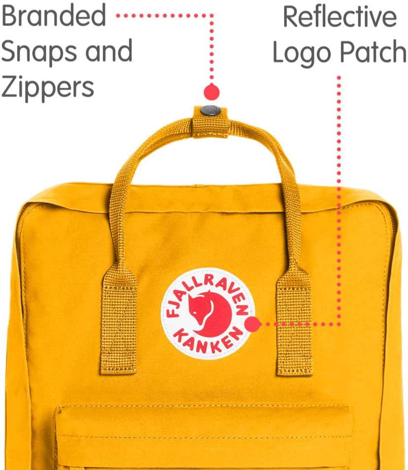 Fjallraven, Kanken Classic Backpack for Everyday, Ox Red