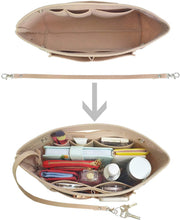 
                        
                          Muat gambar ke penampil Galeri, YIICOOLY Felt Tote Handbag Purse Organizer Insert Divider Shaper Bag in Bag
                        
                      