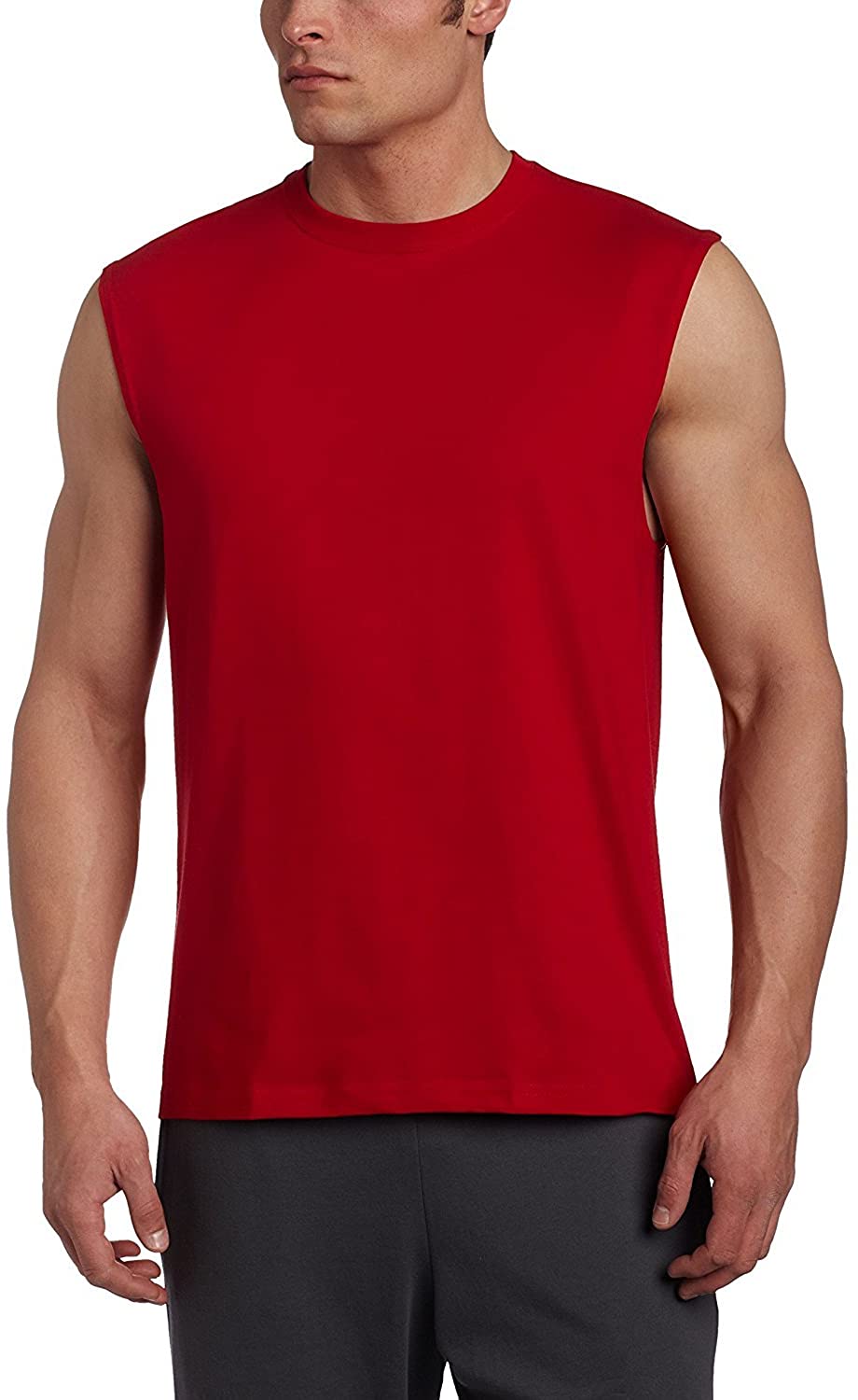 Russell Athletic Men's Cotton Performance Sleeveless Muscle T Shirts