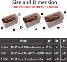 
                        
                          Load image into Gallery viewer, Lmeison Felt Fabric Purse Handbag Organizer Insert Bag For Speedy Neverfull Tote, 3 Sizes
                        
                      