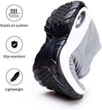 
                        
                          Load image into Gallery viewer, STQ Slip On Breathe Mesh Walking Shoes Women Fashion Sneakers Comfort Wedge Platform Loafers
                        
                      