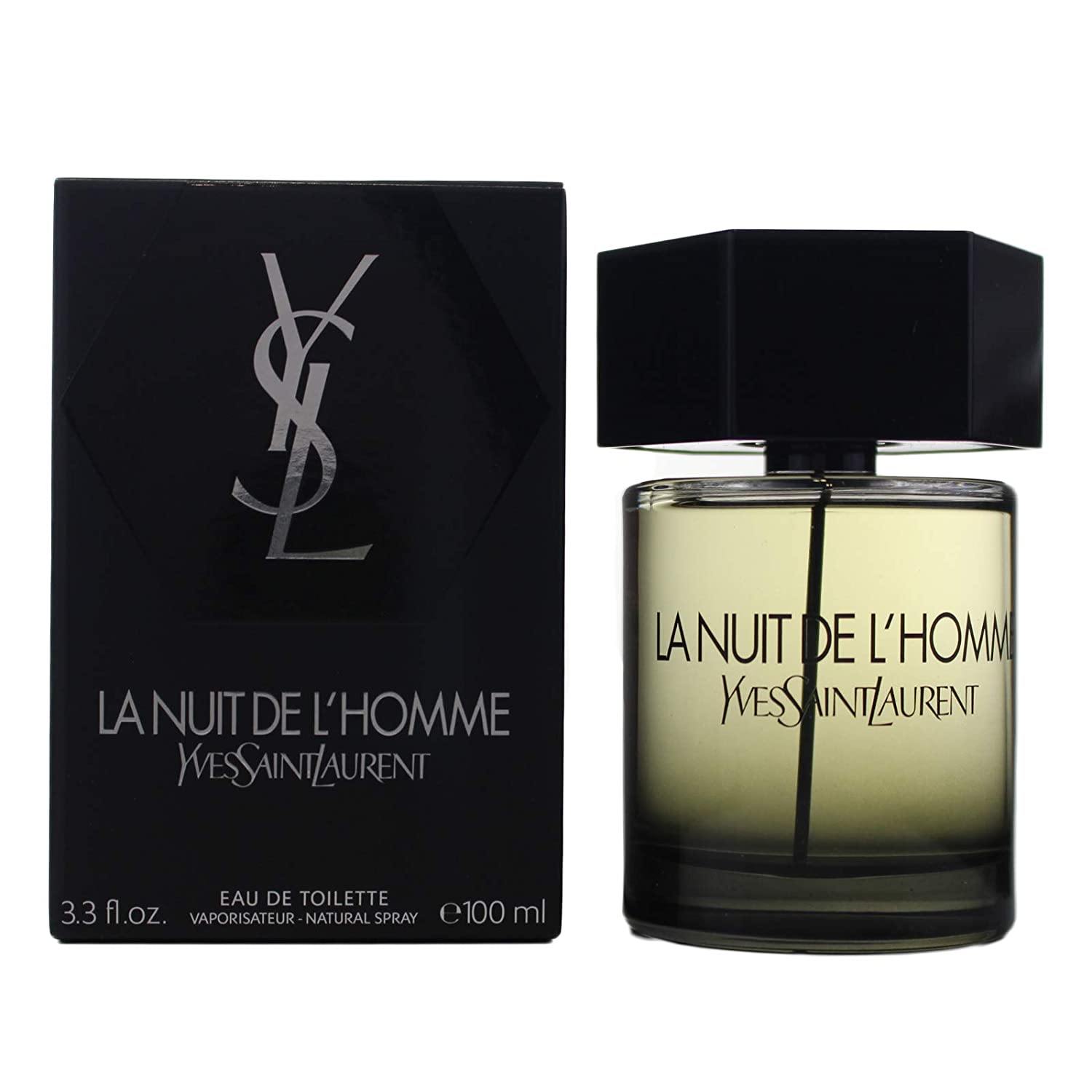 Yves Saint Laurent La Nuit De L'Homme Eau de Toilette Spray, 3.3 Fl Oz